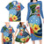 Micronesia Constitution Day Family Matching Long Sleeve Bodycon Dress and Hawaiian Shirt Hibiscus and Tapa Tribal Pattern LT03 - Polynesian Pride