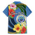 Micronesia Constitution Day Family Matching Short Sleeve Bodycon Dress and Hawaiian Shirt Hibiscus and Tapa Tribal Pattern LT03 - Polynesian Pride