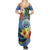 Micronesia Constitution Day Family Matching Summer Maxi Dress and Hawaiian Shirt Hibiscus and Tapa Tribal Pattern LT03 - Polynesian Pride