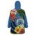 Micronesia Constitution Day Wearable Blanket Hoodie Hibiscus and Tapa Tribal Pattern LT03 - Polynesian Pride