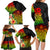 Polynesia Victory Day Family Matching Long Sleeve Bodycon Dress and Hawaiian Shirt Tribal Turtle and Hibiscus LT03 - Polynesian Pride