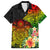 Polynesia Victory Day Family Matching Long Sleeve Bodycon Dress and Hawaiian Shirt Tribal Turtle and Hibiscus LT03 Dad's Shirt - Short Sleeve Reggae - Polynesian Pride