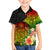 Polynesia Victory Day Family Matching Long Sleeve Bodycon Dress and Hawaiian Shirt Tribal Turtle and Hibiscus LT03 Son's Shirt Reggae - Polynesian Pride