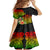 Polynesia Victory Day Family Matching Off Shoulder Long Sleeve Dress and Hawaiian Shirt Tribal Turtle and Hibiscus LT03 - Polynesian Pride