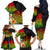 Polynesia Victory Day Family Matching Off Shoulder Long Sleeve Dress and Hawaiian Shirt Tribal Turtle and Hibiscus LT03 - Polynesian Pride