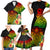 Polynesia Victory Day Family Matching Short Sleeve Bodycon Dress and Hawaiian Shirt Tribal Turtle and Hibiscus LT03 - Polynesian Pride