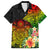 Polynesia Victory Day Family Matching Short Sleeve Bodycon Dress and Hawaiian Shirt Tribal Turtle and Hibiscus LT03 Dad's Shirt - Short Sleeve Reggae - Polynesian Pride