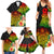 Polynesia Victory Day Family Matching Summer Maxi Dress and Hawaiian Shirt Tribal Turtle and Hibiscus LT03 - Polynesian Pride