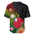 Wallis and Futuna Victory Day Baseball Jersey Tribal Polynesian Tattoo and Hibiscus Flower LT03 - Polynesian Pride