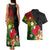 Wallis and Futuna Victory Day Couples Matching Tank Maxi Dress and Hawaiian Shirt Tribal Polynesian Tattoo and Hibiscus Flower LT03 - Polynesian Pride