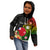 Wallis and Futuna Victory Day Kid Hoodie Tribal Polynesian Tattoo and Hibiscus Flower LT03 - Polynesian Pride