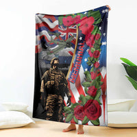 Hawaii and United States Memorial Day Blanket Honor and Remember The Fallen LT03 - Polynesian Pride