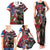 Hawaii and United States Memorial Day Family Matching Tank Maxi Dress and Hawaiian Shirt Honor and Remember The Fallen