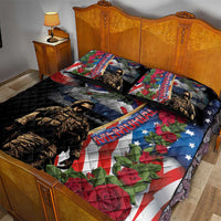 Hawaii and United States Memorial Day Quilt Bed Set Honor and Remember The Fallen LT03 - Polynesian Pride