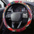 Hawaii and United States Memorial Day Steering Wheel Cover Honor and Remember The Fallen