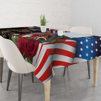 Hawaii and United States Memorial Day Tablecloth Honor and Remember The Fallen LT03 - Polynesian Pride