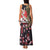 Japanese Culture and Hawaiian Tribal Family Matching Tank Maxi Dress and Hawaiian Shirt Sakura Blossom Tapa Pattern