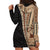 Samoa Siapo Motif Half Style Hoodie Dress Brown Version