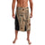 Samoa Siapo Motif Half Style Lavalava Brown Version