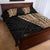 Samoa Siapo Motif Half Style Quilt Bed Set Brown Version