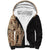 Samoa Siapo Motif Half Style Sherpa Hoodie Brown Version