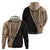 Samoa Siapo Motif Half Style Zip Hoodie Brown Version