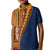 Samoa Siapo Motif Half Style Kid Polo Shirt Colorful Version