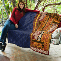 Samoa Siapo Motif Half Style Quilt Colorful Version LT03 - Polynesian Pride