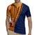 Samoa Siapo Motif Half Style Rugby Jersey Colorful Version