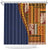 Samoa Siapo Motif Half Style Shower Curtain Colorful Version