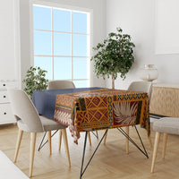 Samoa Siapo Motif Half Style Tablecloth Colorful Version LT03 - Polynesian Pride