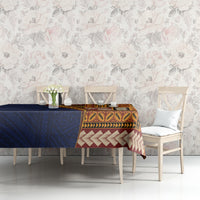 Samoa Siapo Motif Half Style Tablecloth Colorful Version LT03 - Polynesian Pride