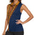 Samoa Siapo Motif Half Style Women Sleeveless Polo Shirt Colorful Version