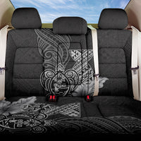 Guam Latte Stone Chamorro Culture Back Car Seat Cover Tapa Pattern LT03 One Size Black - Polynesian Pride
