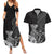 Guam Latte Stone Chamorro Culture Couples Matching Summer Maxi Dress and Hawaiian Shirt Tapa Pattern