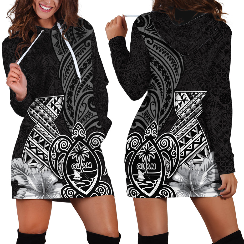 Guam Latte Stone Chamorro Culture Hoodie Dress Tapa Pattern LT03 - Polynesian Pride