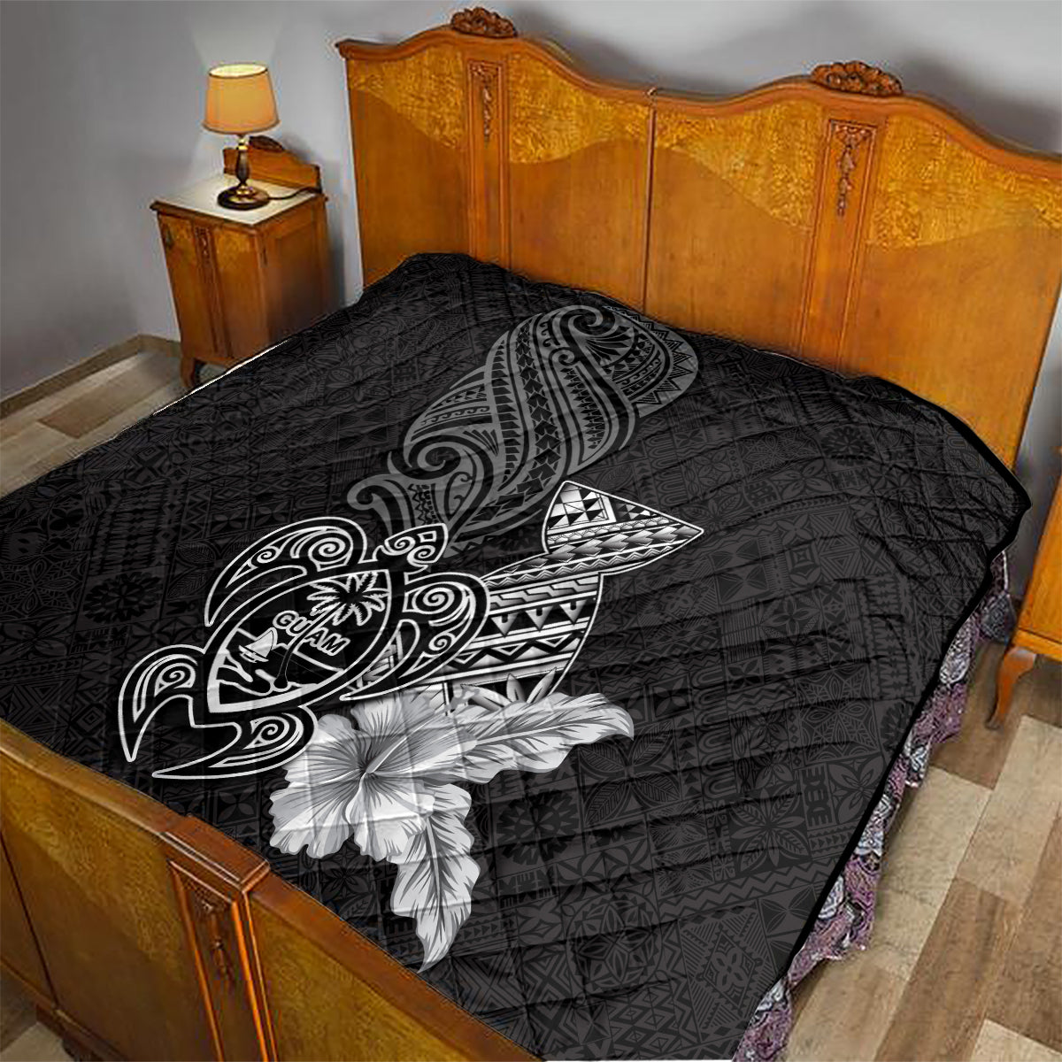 Guam Latte Stone Chamorro Culture Quilt Tapa Pattern LT03 - Polynesian Pride