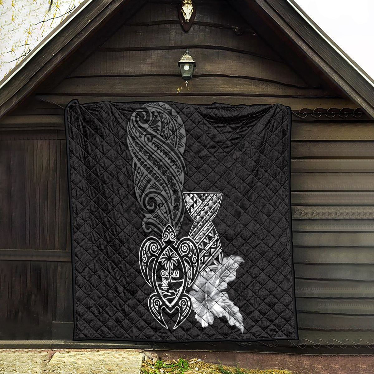 Guam Latte Stone Chamorro Culture Quilt Tapa Pattern LT03 - Polynesian Pride