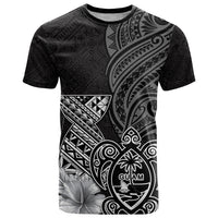 Guam Latte Stone Chamorro Culture T Shirt Tapa Pattern LT03 Black - Polynesian Pride