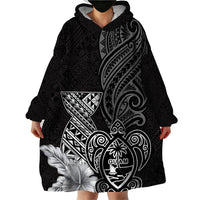 Guam Latte Stone Chamorro Culture Wearable Blanket Hoodie Tapa Pattern LT03 - Polynesian Pride