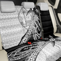 Guam Fish Hook and Palm Tree Back Car Seat Cover Polynesian Pattern Half Style LT03 - Polynesian Pride