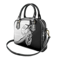 Guam Fish Hook and Palm Tree Shoulder Handbag Polynesian Pattern Half Style LT03 - Polynesian Pride