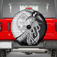 Guam Fish Hook and Palm Tree Spare Tire Cover Polynesian Pattern Half Style LT03 - Polynesian Pride