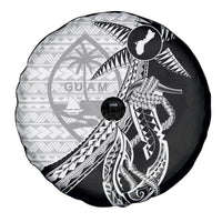 Guam Fish Hook and Palm Tree Spare Tire Cover Polynesian Pattern Half Style LT03 - Polynesian Pride