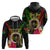 Vanuatu Independence Day Hoodie Boars Tusk and Melanesian Warrior Indipendens Dei