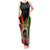 Vanuatu Independence Day Tank Maxi Dress Boars Tusk and Melanesian Warrior Indipendens Dei