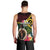 Vanuatu Indipendens Dei Men Tank Top Boars Tusk and Melanesian Warrior Hibiscus