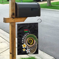 Vanuatu Independence Day Garden Flag Melanesian Tribal Pig Tusk with Tropical Plants LT03 - Polynesian Pride