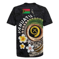 Vanuatu Independence Day Rugby Jersey Melanesian Tribal Pig Tusk with Tropical Plants LT03 - Polynesian Pride