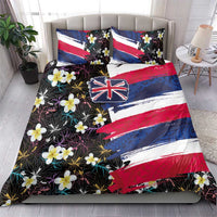 Hawaiian Flag Day Bedding Set Tropical Flowers and Leaves LT03 - Polynesian Pride